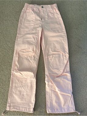 Regeneration parachute pants soft pink XS inseam 27” barely worn